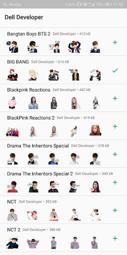 WA Kpop Stiker screenshot 3
