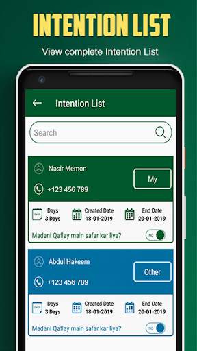 Madani Qafila Niyat screenshot 6