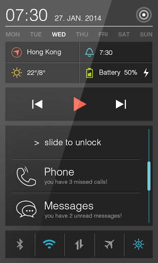 Top Black GO Locker Theme screenshot 1