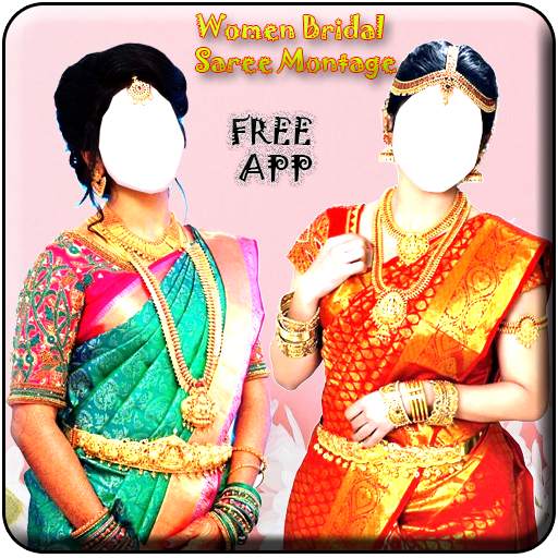 Women Bridal Saree Montage screenshot 10
