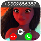 Fake Call From Moana icon