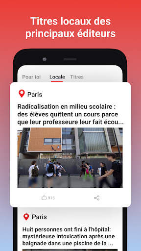 Nouvelles locales - Temps réel screenshot 5