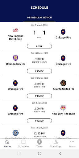 Chicago Fire FC Mobile App screenshot 5