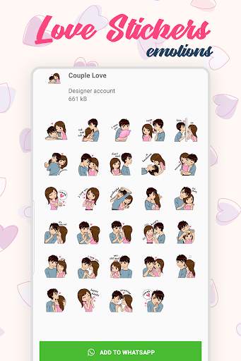 Love Stickers for WhatsApp - (WAStickerApps) screenshot 6