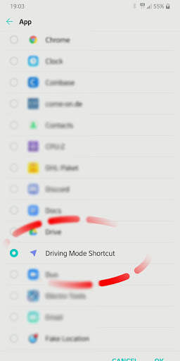 Driving Mode Shortcut screenshot 2