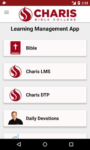 Charis LMS screenshot 1