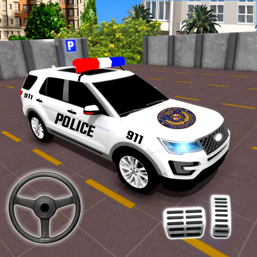 Parken Polizei Wagen Spiele icon