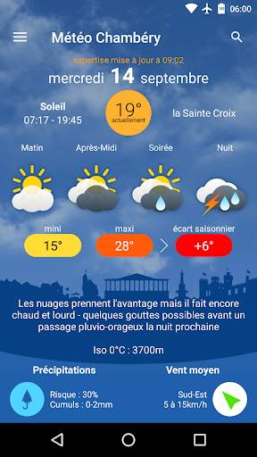 Météo Chambéry screenshot 1