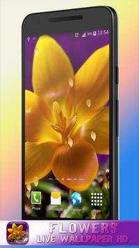 Flowers Live Wallpaper HD screenshot 2