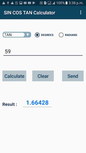 SIN COS TAN Calculator скриншот 4