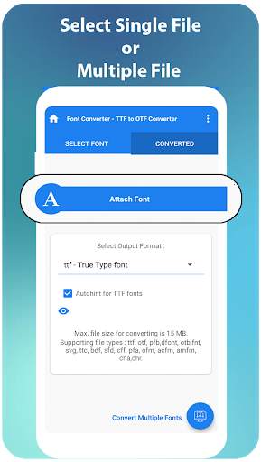 Font Converter & Font Viewer :TTF to OTF Converter screenshot 3