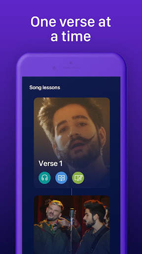 Lirica Spanish German learning screenshot 5