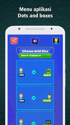 Dots and Boxes (permainan strategi) screenshot 1