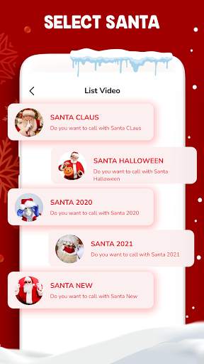 Fake Call Santa - Call Santa Claus You 3 تصوير الشاشة