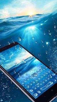 Water Drop Theme Keyboard screenshot 1