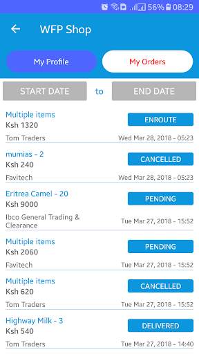 WFP e-Shop Somalia screenshot 3