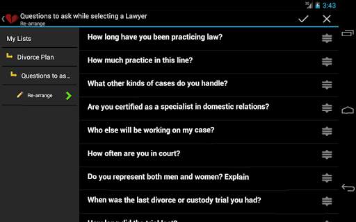 Divorce Planner - FREE screenshot 5