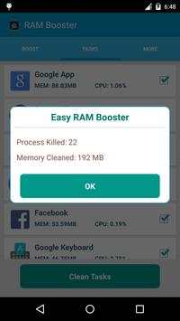 RAM Booster intelligente screenshot 4