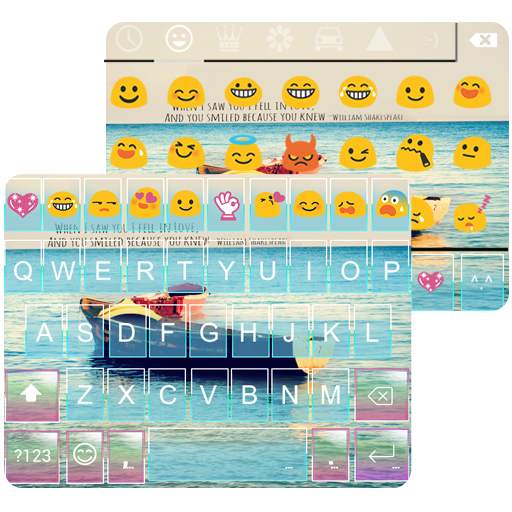 Quotes Emoji Keyboard Theme 1.0.4