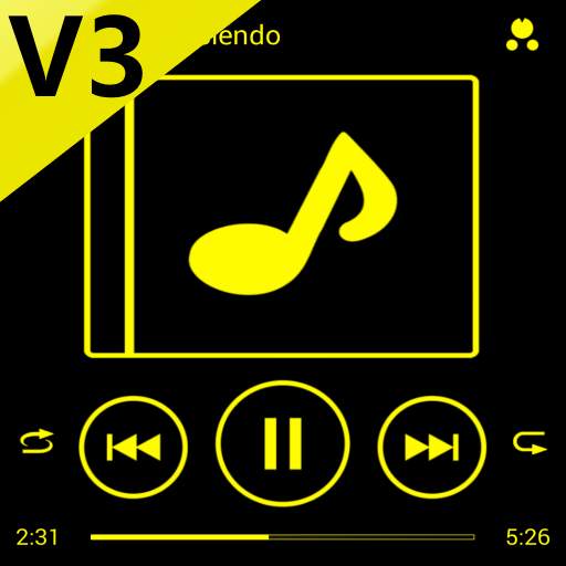 SKIN PLAYERPRO V3 NEON YELLOW 1.0