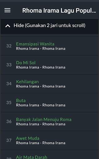 Rhoma Irama Album Mp3 Offline screenshot 5