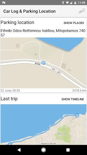 Car Log & Parking Location screenshot 1