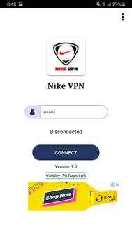 NIKE VPN screenshot 2