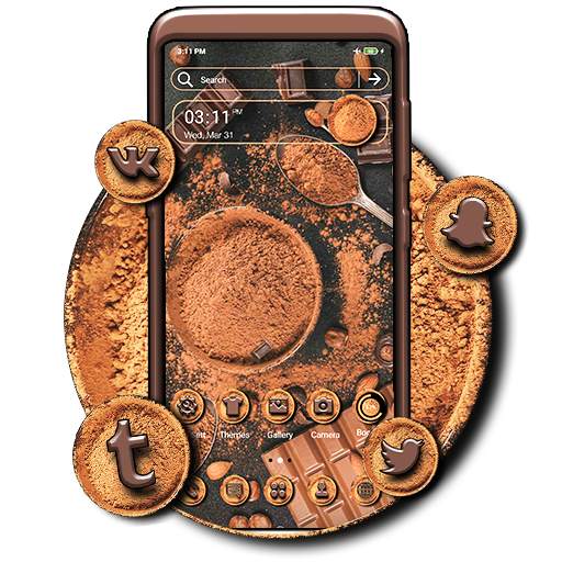 Chocolate Launcher Theme 1.0