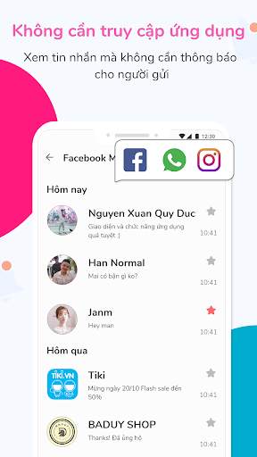 Lịch sử thông báo và nhận diện screenshot 2