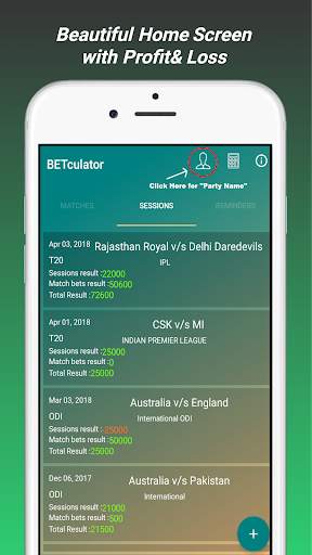 BETculator - Best Cricket Bet Calculator screenshot 1