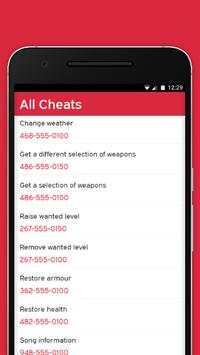 All GTA Cheatcode screenshot 2