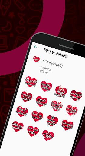 Love Stickers - WAStickerApps for WhatsApp screenshot 3