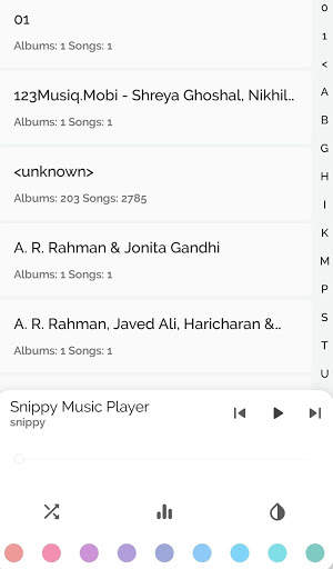 Snippy Music Player screenshot 6