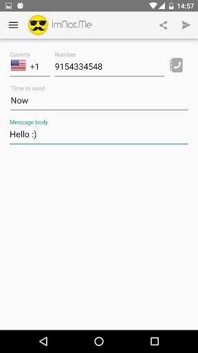 🔥 ImNot.Me Anonymous texting screenshot 1
