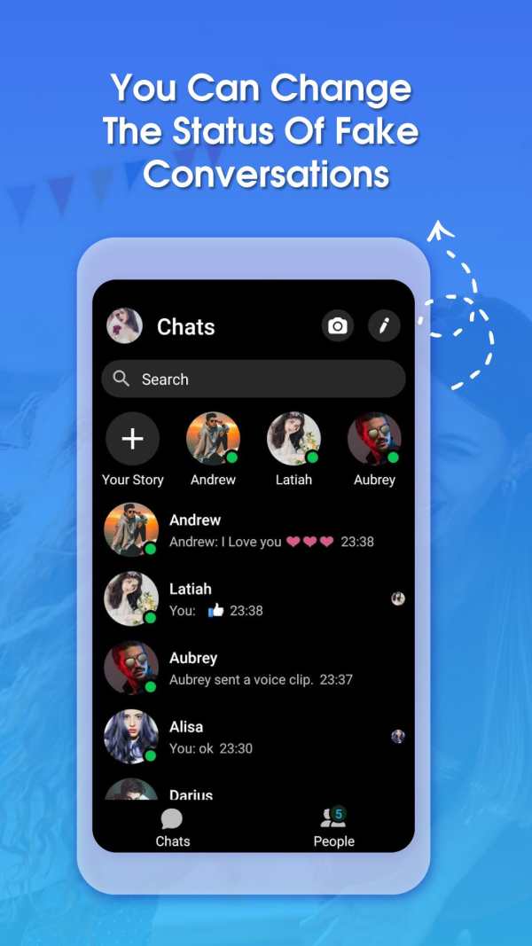 Fake Chat Messenger - Prank Chat screenshot 2