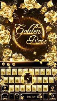 Golden rose diamond Keyboard screenshot 4