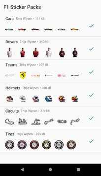 F1 Whatsapp stickers screenshot 1