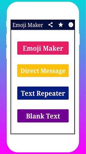 Emoji Maker - Direct message Sender, Stylish Text screenshot 2