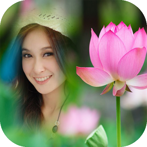 Lotus photo frames costume montage editor أيقونة