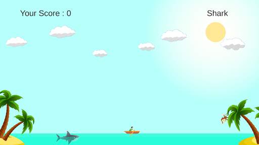 Boatman and Shark स्क्रीनशॉट 2