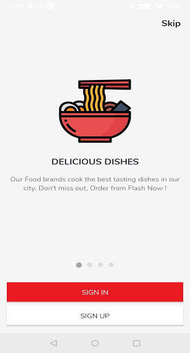 Flash - Food Delivery App screenshot 2