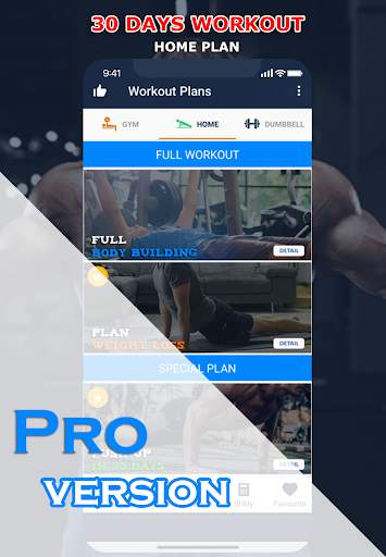 Gym Workout - Fitness & Bodybuilding, Home Workout screenshot 5