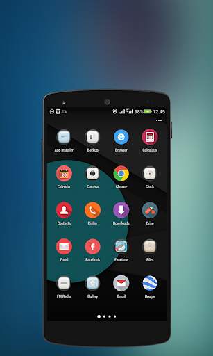M Launcher theme - Marshmallow screenshot 2
