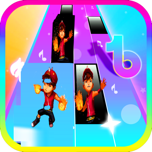 Boboiboy game piano tiles icon