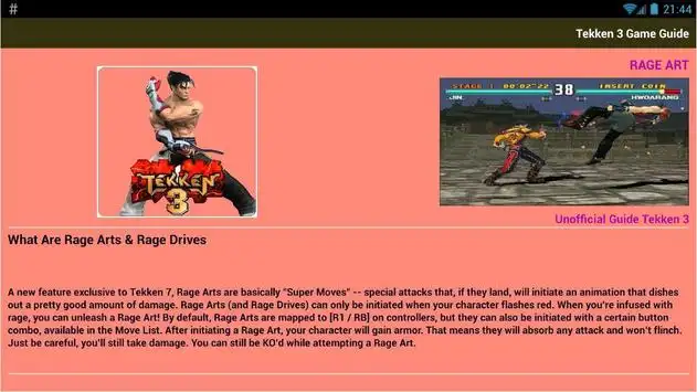 Tekken 3 Game Guide screenshot 6