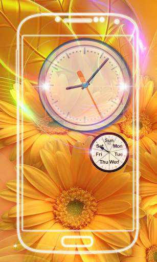 Gold Clock Live Wallpaper screenshot 8