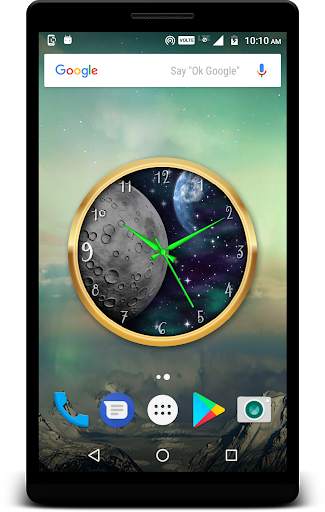 Galaxy Clock Live Wallpaper screenshot 3