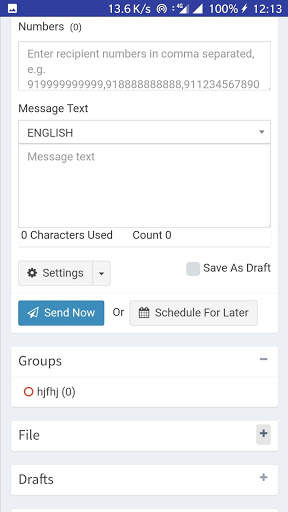 SMS MEDIA App screenshot 5