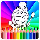 Coloring Funny Dorae Cate 1.0