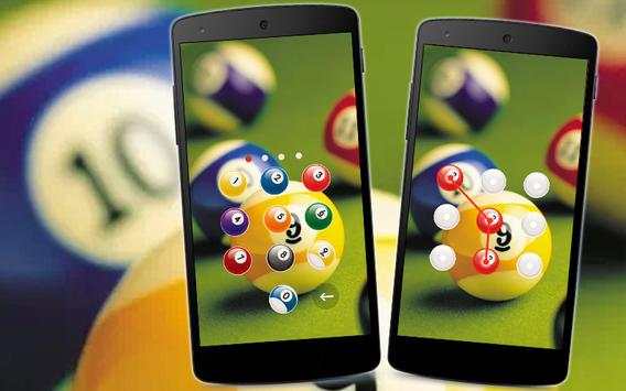 Green Applock Theme Billiards screenshot 1